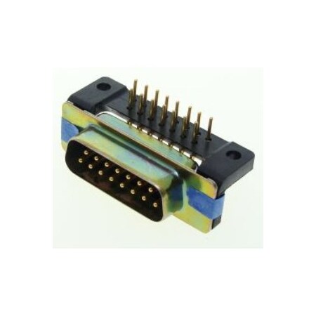 Itt Cannon DSUB 15M PCB RA G50 ZINC DAMM15PL